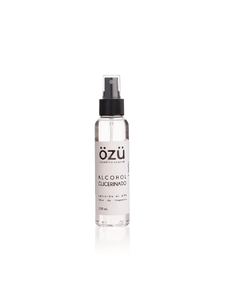 Alcohol Glicerinado al 69% 120 ml - ÖZÜ Cosmética