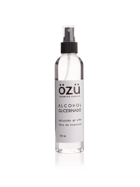 Alcohol Glicerinado al 69% 250 ml - ÖZÜ Cosmética
