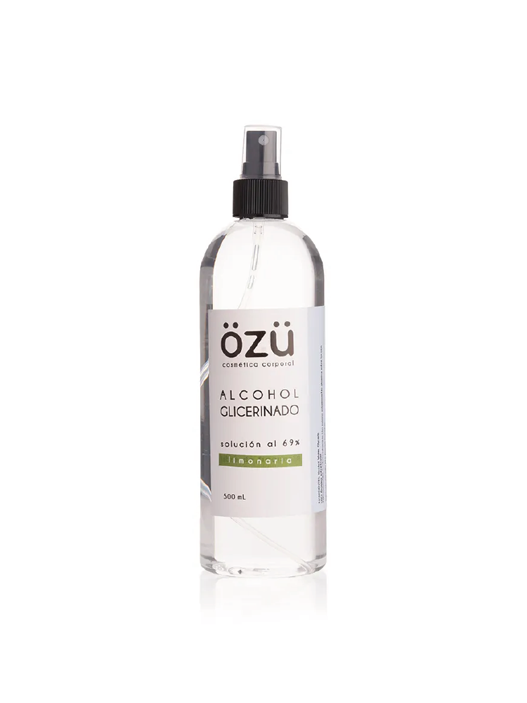 Alcohol Glicerinado al 69% 500 ml - ÖZÜ Cosmética