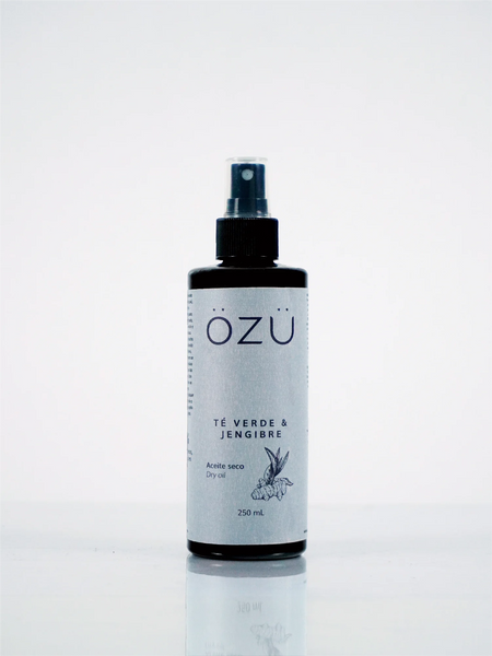 Aceite seco Té verde & Jengibre - ÖZÜ Cosmética