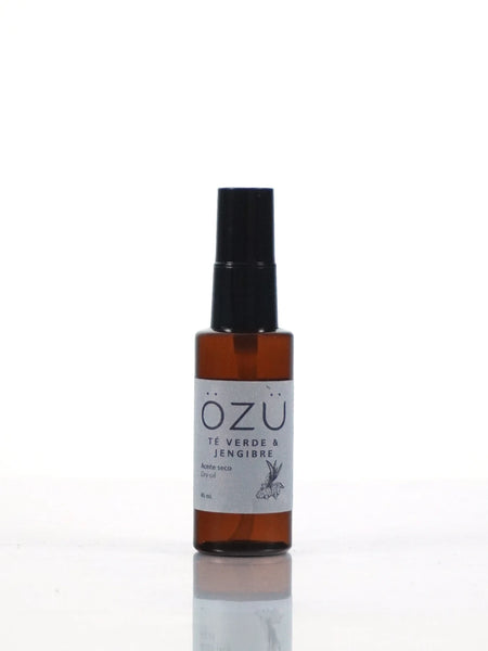 Aceite seco Té verde & Jengibre - ÖZÜ Cosmética