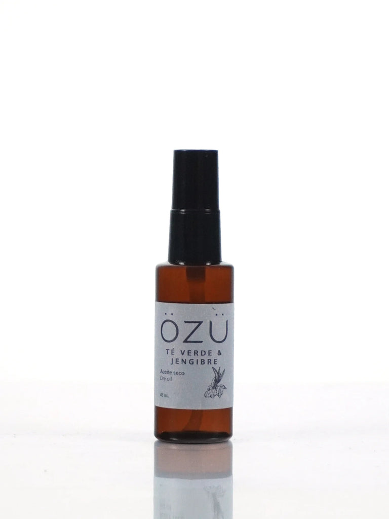 Aceite seco Té verde & Jengibre - ÖZÜ Cosmética