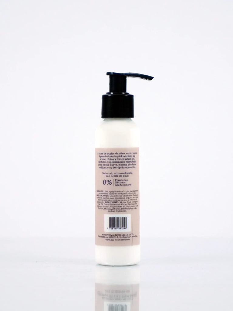 Crema hidratante Té verde & Jengibre - ÖZÜ Cosmética