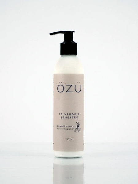 Crema hidratante Té verde & Jengibre - ÖZÜ Cosmética
