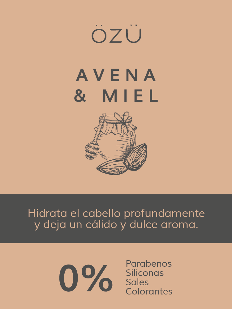 Crema hidratante de Avena & Miel - ÖZÜ Cosmética