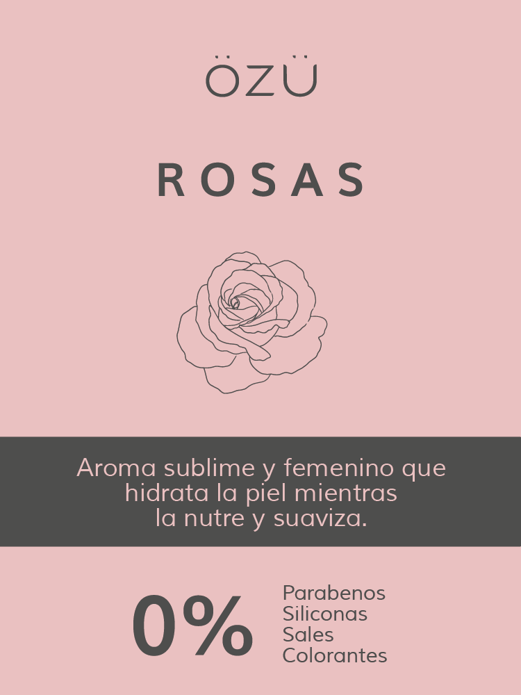 Jabón liquido de Rosas - ÖZÜ Cosmética